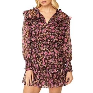 MISA LOS ANGELES karla dress in rosetta fleur